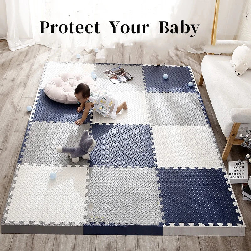 16pcs 30*30cm Puzzle Mat For Children Thick Baby Play Mat Kids Carpet Mats EVA Foam Rug Children Room Activities Mat For Baby