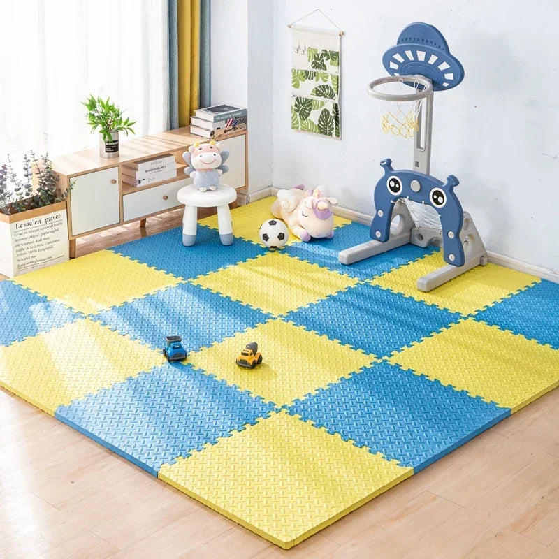 16pcs 30*30cm Puzzle Mat For Children Thick Baby Play Mat Kids Carpet Mats EVA Foam Rug Children Room Activities Mat For Baby