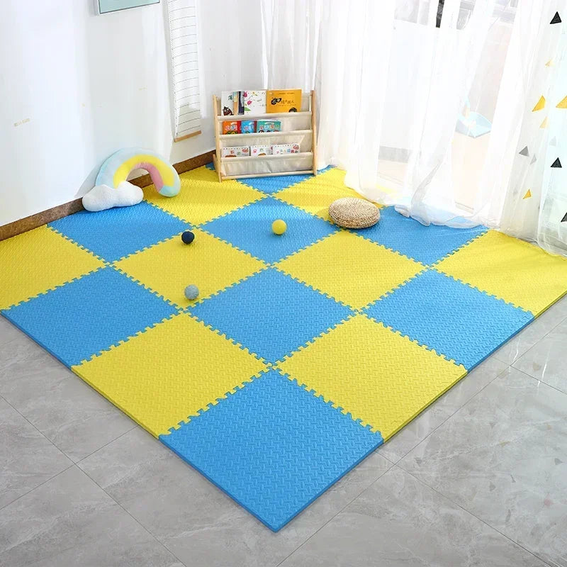 4-16PCS Interlocking Baby Play Mat Thick Soft Carpet Floor Mat Children Room Activities Mat For Baby Kids Carpet Mats Foam Rug