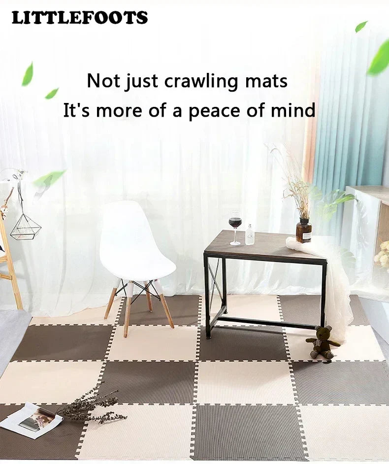 4-16PCS Interlocking Baby Play Mat Thick Soft Carpet Floor Mat Children Room Activities Mat For Baby Kids Carpet Mats Foam Rug