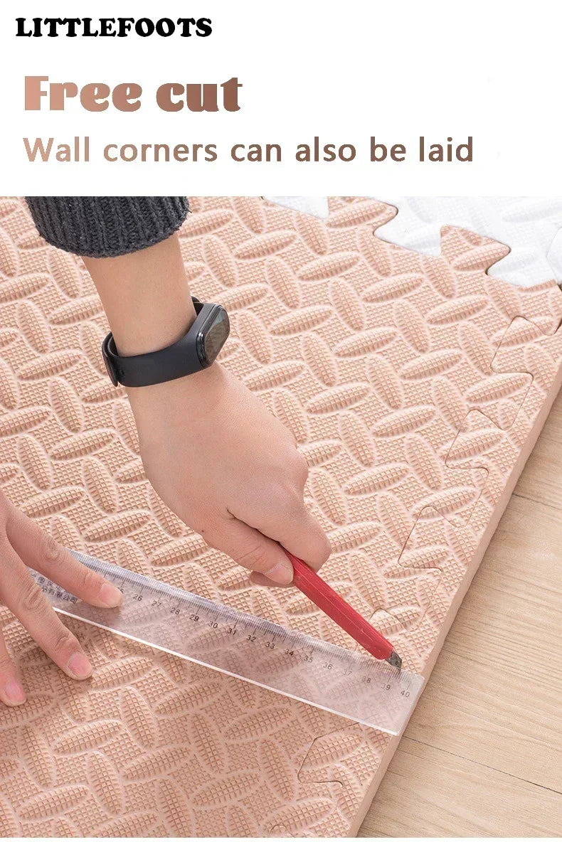 4-16PCS Interlocking Baby Play Mat Thick Soft Carpet Floor Mat Children Room Activities Mat For Baby Kids Carpet Mats Foam Rug