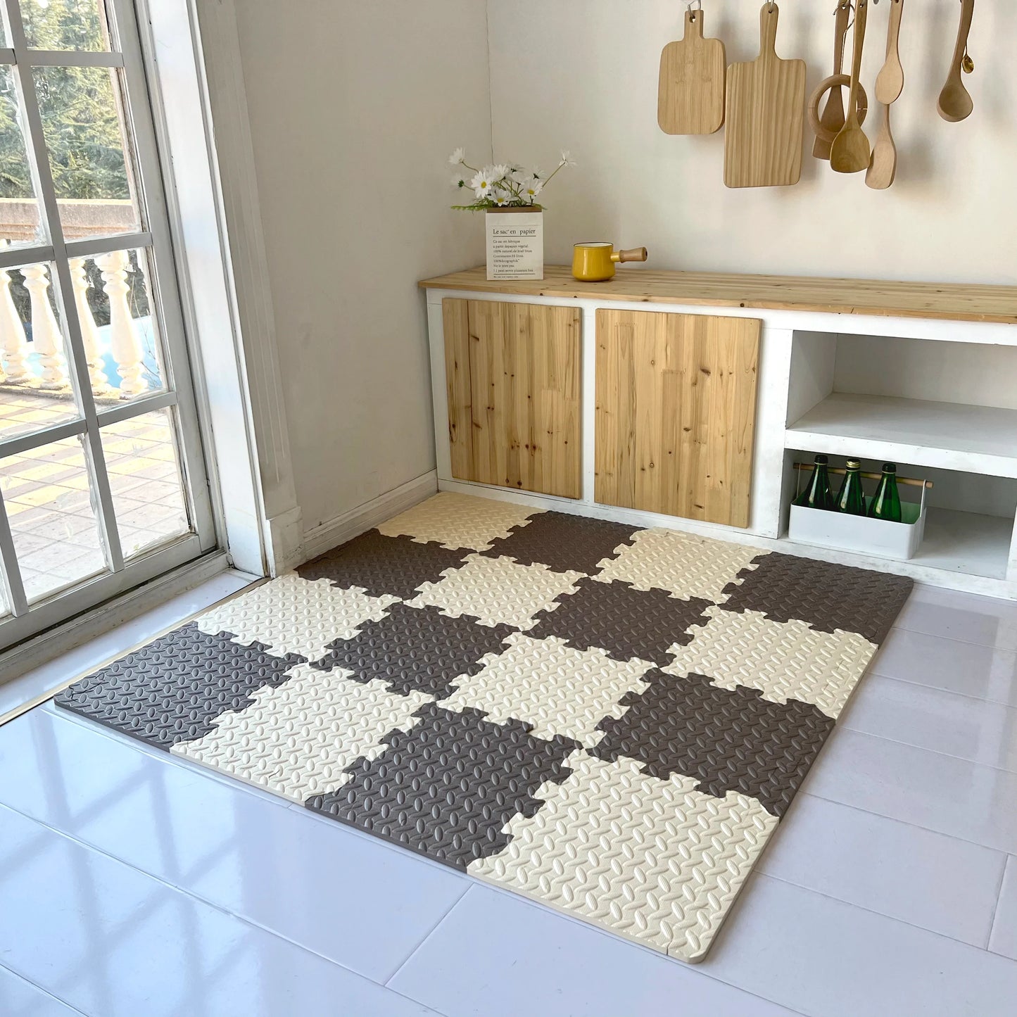 16pcs 30*30cm Puzzle Mat For Children Thick Baby Play Mat Kids Carpet Mats EVA Foam Rug Children Room Activities Mat For Baby