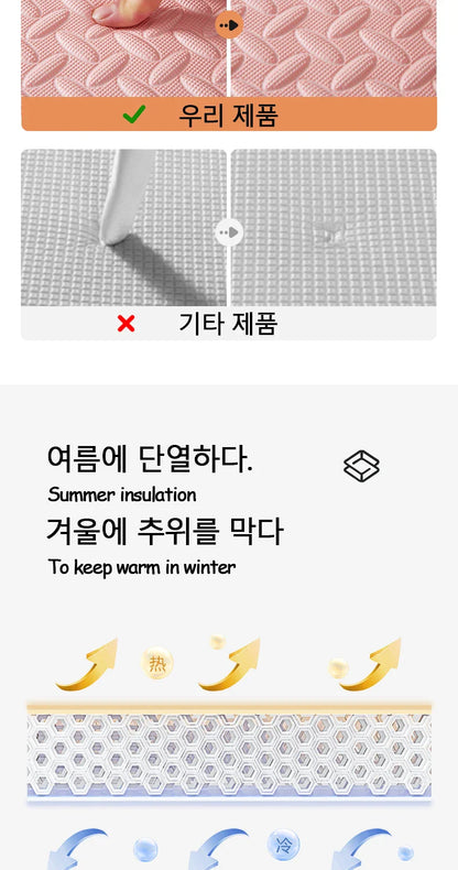 16pcs 30*30cm Puzzle Mat For Children Thick Baby Play Mat Kids Carpet Mats EVA Foam Rug Children Room Activities Mat For Baby