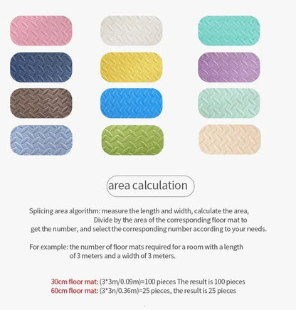 16pcs 30*30cm Puzzle Mat For Children Thick Baby Play Mat Kids Carpet Mats EVA Foam Rug Children Room Activities Mat For Baby