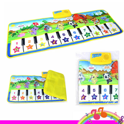 Piano Mat for Kids Children Fitness Keyboard Play Music Carpet Toddlers Music Instrument Toys Educational Toys Gift for Girl Boy