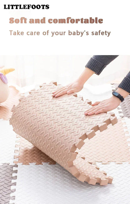 4-16PCS Interlocking Baby Play Mat Thick Soft Carpet Floor Mat Children Room Activities Mat For Baby Kids Carpet Mats Foam Rug