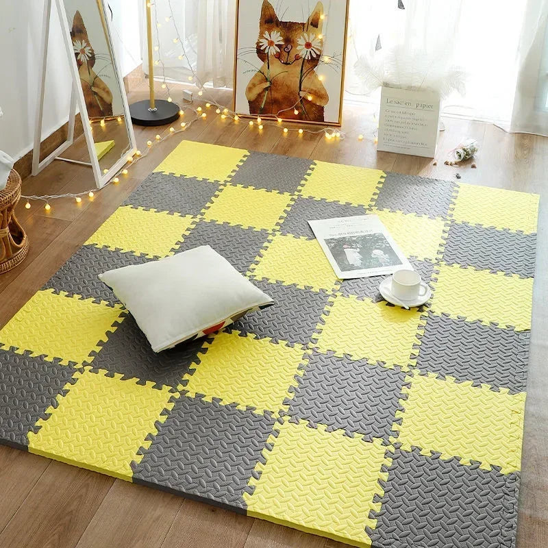 4-16PCS Interlocking Baby Play Mat Thick Soft Carpet Floor Mat Children Room Activities Mat For Baby Kids Carpet Mats Foam Rug