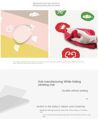 Foldable Baby Play Mat Educational Children Carpet Kindergarten Crawling Mat Children Carpet Activity Game Toy Gifts