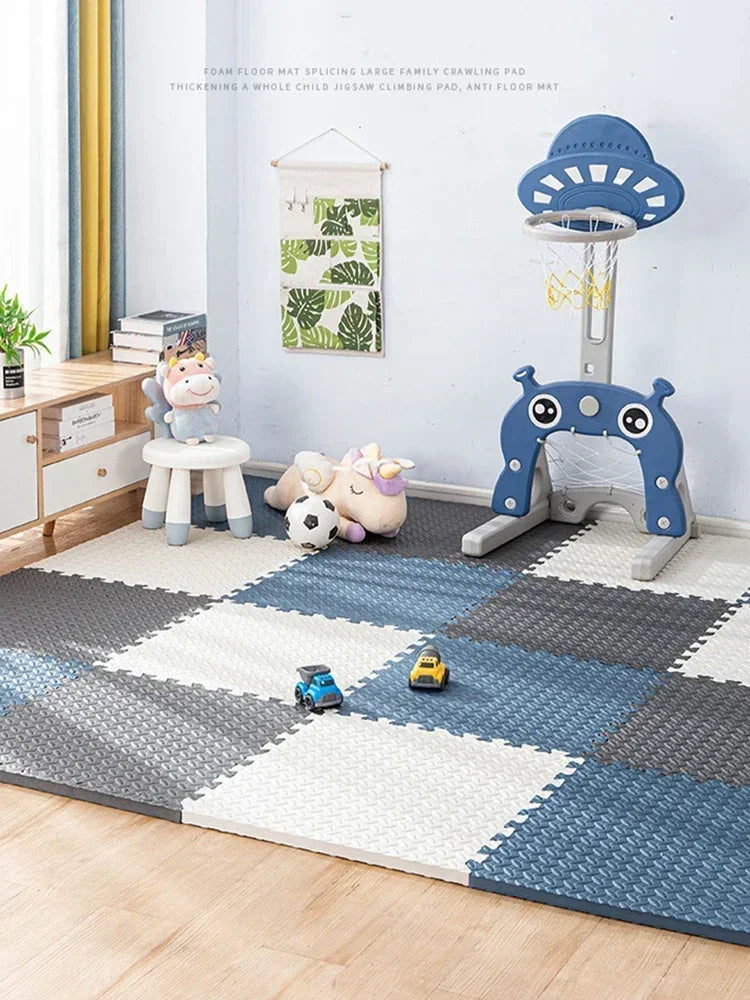 16pcs 30*30cm Puzzle Mat For Children Thick Baby Play Mat Kids Carpet Mats EVA Foam Rug Children Room Activities Mat For Baby